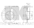 NK Brzdov kotou - 251 mm NK 209926, 209926