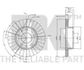 NK Brzdov kotou - 300 mm NK 209946, 209946