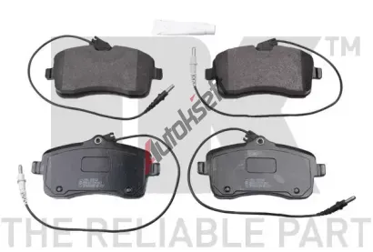NK Sada brzdových destiček kotoučové brzdy NK 223743, 223743 NK Sada brzdových destiček kotoučové brzdy NK 223743, 223743