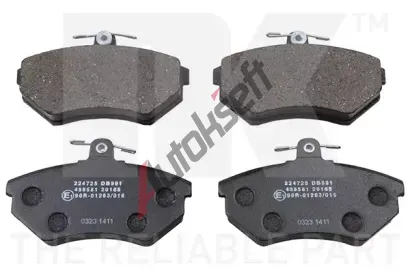 NK Sada brzdovch destiek kotouov brzdy NK 224725, 224725