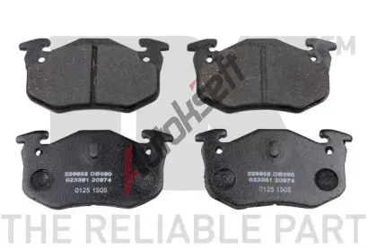 NK Sada brzdovch destiek kotouov brzdy NK 229955, 229955