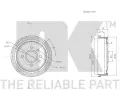 NK Brzdový buben - 200 mm NK 253605, 253605