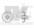 NK Brzdov buben - 180 mm NK 254708, 254708