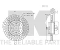 NK Brzdov kotou - 284 mm NK 312350, 312350