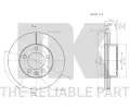 NK Brzdov kotou COATED - 302 mm NK 313976, 313976