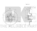 NK Brzdov kotou COATED - 274 mm NK 313991, 313991