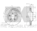 NK Brzdov kotou COATED - 350 mm NK 3147103, 3147103