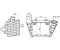 NRF Chladi vzduchu intercooler NRF 30023, 30023