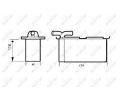 NRF Chladi vzduchu intercooler NRF 30045, 30045