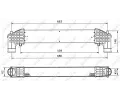 NRF Chladi vzduchu intercooler NRF 30108A, 30108A