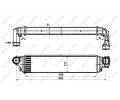 NRF Chladi vzduchu intercooler NRF 30119A, 30119A