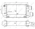 NRF Chladi vzduchu intercooler NRF 30122A, 30122A