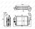 NRF Chladi vzduchu intercooler NRF 30123A, 30123A