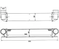 NRF Chladi vzduchu intercooler NRF 30129A, 30129A
