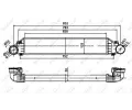NRF Chladi vzduchu intercooler NRF 30161A, 30161A