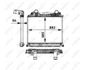 NRF Chladi� vzduchu intercooler NRF 30206, 30206