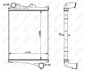 Chladi� vzduchu intercooler&nbsp;NRF&nbsp;&dash;&nbsp;NRF 30225