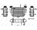 NRF Chladi vzduchu intercooler NRF 30252, 30252