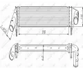NRF Chladi vzduchu intercooler NRF 30255, 30255
