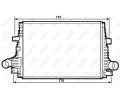 Chladi vzduchu intercooler NRF ‐ NRF 30284