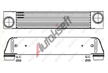 NRF Chladi vzduchu intercooler NRF 30317, 30317