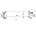 NRF Chladič vzduchu intercooler NRF 30345, 30345