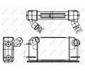 NRF Chladič vzduchu intercooler NRF 30355, 30355