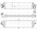NRF Chladi vzduchu intercooler NRF 30358, 30358