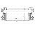 NRF Chladi vzduchu intercooler NRF 30393, 30393