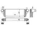 Chladi vzduchu intercooler NRF ‐ NRF 30466