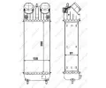 NRF Chladi vzduchu intercooler NRF 30473, 30473