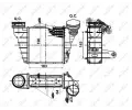 NRF Chladič vzduchu intercooler NRF 30476, 30476