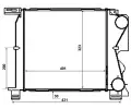NRF Chladič vzduchu intercooler NRF 30477, 30477