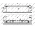 NRF Chladi vzduchu intercooler NRF 30482, 30482