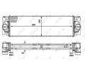 NRF Chladi vzduchu intercooler NRF 30505, 30505