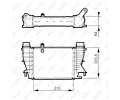 NRF Chladi vzduchu intercooler NRF 30507, 30507