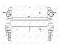 NRF Chladi vzduchu intercooler NRF 30516, 30516