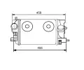 NRF Chladi vzduchu intercooler NRF 30549, 30549