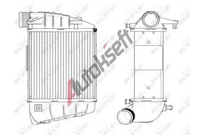 NRF Chladi vzduchu intercooler NRF 30771, 30771