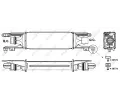 NRF Chladi vzduchu intercooler NRF 30779, 30779
