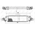 NRF Chladi vzduchu intercooler NRF 30780, 30780