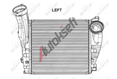 NRF Chladi vzduchu intercooler NRF 30781, 30781