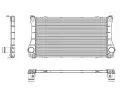 NRF Chladi vzduchu intercooler NRF 30786, 30786