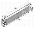 NRF Chladi vzduchu intercooler NRF 30798, 30798