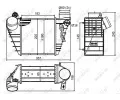 NRF Chladi vzduchu intercooler NRF 30847, 30847