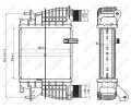NRF Chladi vzduchu intercooler NRF 30866, 30866