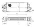 NRF Chladi vzduchu intercooler NRF 309032, 309032