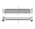 Chladi vzduchu intercooler NRF ‐ NRF 309033