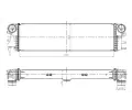 Chladi vzduchu intercooler NRF ‐ NRF 309037