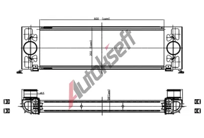 NRF Chladi vzduchu intercooler NRF 309039, 309039